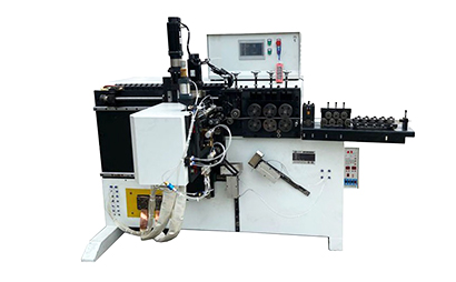 Automatic ring making and welding machine