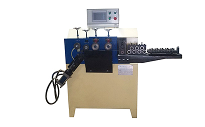 Automatic ring making and welding machine